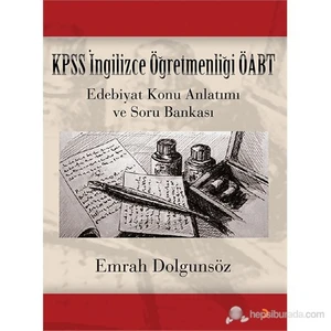 KPSS İngilizce Öğretmenliği ÖABT Edebiyat Konu Anlatımı ve Soru Bankası