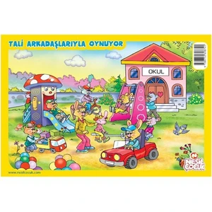 Tali Arkadaşlarıyla Oynuyor (Yapboz)
