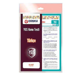 Coşku Yayınları Ygs Türkçe Konu Testi