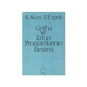 Gotha Ve Erfurt Programlarının Eleştirisi-Karl Marx