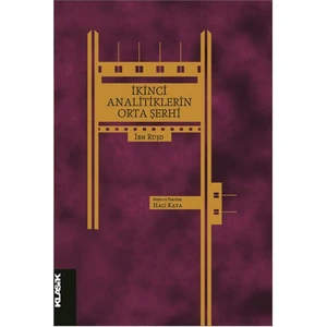 İkinci Analitikler’ in Orta Şerhi-İbn Rüşd