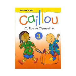 Caillou ve Clementine Boyama Kitabı 3