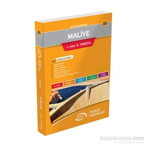 Murat Yayınları Açıköğretim 5541 Maliye 2. Sınıf 4. Yarıyıl