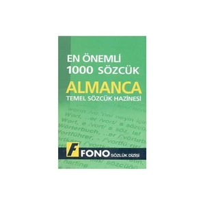 Fono Yayınları Fono En Önemli 1000 Sözcük - Almanca Temel Sözcük Hazinesi