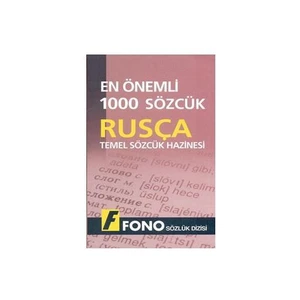 Fono Yayınları Fono En Önemli 1000 Sözcük - Rusça Temel Sözcük Hazinesi