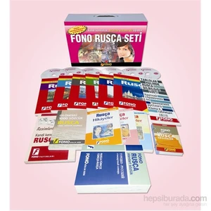 Fono Yayınları Fono Rusça Seti (15 Kitap+6 Cd)