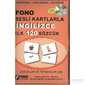 Fono Yayınları İngilizce İlk 120 Sözcük Sesli Kartlarla (Cd'li)