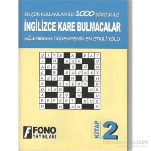 Fono Yayınları İngilizce Kare Bulmacalar 2