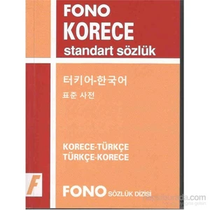 Fono Yayınları Korece/Türkçe-Türkçe/Korece Standart Sözlük
