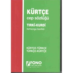 Fono Yayınları Kürtçe, Türkçe - Türkçe, Kürtçe Standart Sözlük (Cep Sözlüğü)