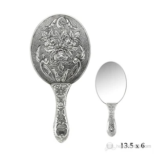 KENPAZAR Gumush 925 Gül Motifli El Aynası Kr2550017