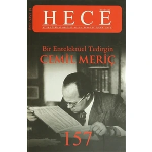Aylık Edebiyat Dergisi Bir Entelektüel Tedirgin Cemil Meriç Özel Sayı: 19 Sayı:157