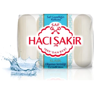 Hacı Şakir Güzellik Sabunu Klasik Okyanus Serinliği 4x70GR