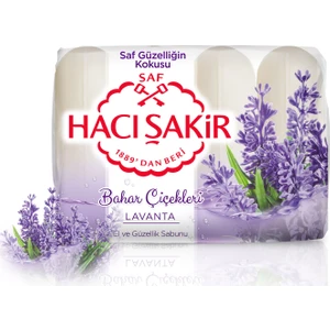 Hacı Şakir Güzellik Sabunu Lavanta 4x70GR