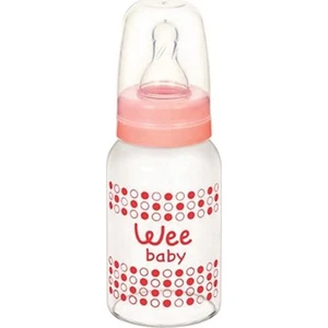 Wee Baby Baby Isıya Dayanıklı Cam Biberon 120 ml - Pembe