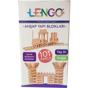 Ahşap Yapı Blokları 101 Parça