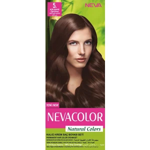 Natural Colors Kalıcı Saç Boya Seti 5. Açık Kahve