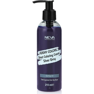 Flashy Colors Gümüş Gri Direkt Uygulanan Krem Saç Boyası 215Ml