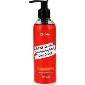Neva Flashy Colors Çılgın Turuncu Direkt Uygulanan Krem Saç Boyası 215Ml