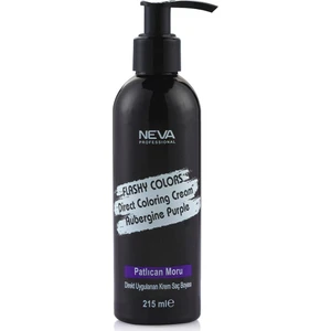 Neva Flashy Colors Patlıcan Moru Direkt Uygulanan Krem Saç Boyası 215Ml
