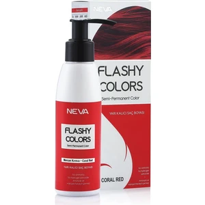 Flashy Colors Yarı Kalıcı Saç Boyası Mercan Kırmızı - Coral Red