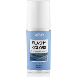 Flashy Colors Geçici Renkli Saç Spreyi 75Ml Açık Mavi