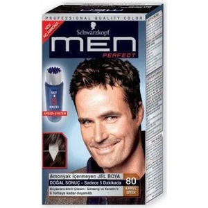 Men Perfect Erkek Saç Boyası - Siyah Kahve 80