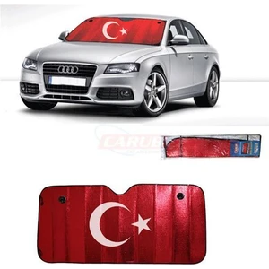 Güneşlik Perde Standart Boy Türk Bayrağı