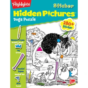 Sticker Hidden Pictures 2'Li Set (4 Yaş Ve Üzeri)