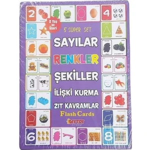 Sayılar, Renkler, Şekiller, İlişki Kurma, Zıt Kavramlar