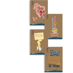 Bloknot Craft Spiralli Sert Kapak Kareli 100 Yp A5 1786