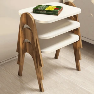 Variant Concept Paris Tepsi Zigon Sehpa Ceviz - Ekru