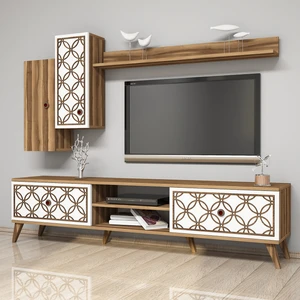 Variant Concept Class Tv Ünitesi Ceviz - Beyaz
