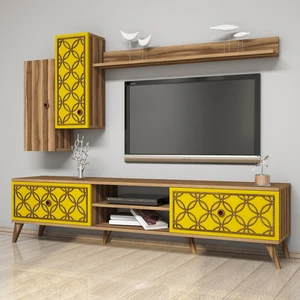 Variant Concept Class Tv Ünitesi Ceviz - Sarı