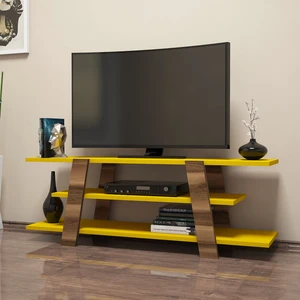 Variant Concept Flower Tv Ünitesi Ceviz - Sarı