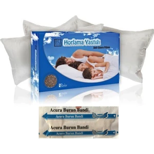 Hepsi Dahice Bonie Rahat Uyku Yastığı ( Buckwheat ) Tekli + 2 Adet Acura Ac951 Burun Bandı Hediyeli