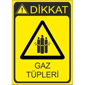 Este Uyarı Levhaları Gaz Tüpleri 25 X 35 Cm Uyarı Levhası