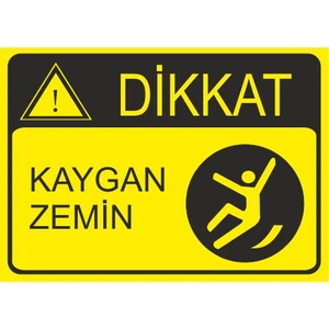 Este Uyarı Levhaları Kaygan Zemin 25 X 35 Cm Uyarı Levhası