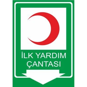 Este Uyarı Levhaları İlk Yardım Çantası 25 X 35 Cm Uyarı Levhası