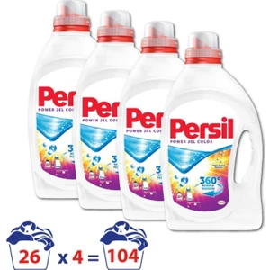 Jel Sıvı Çamaşır Deterjanı Renkli 26 Yıkama 4'lü Paket