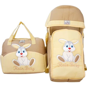 Mobil Peluş Tavşanlı 2'li Çanta Kundak Seti