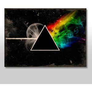 Ahşap Tablo Pink Floy Ayın Karanlık Yüzü