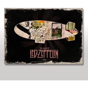 Ahşap Tablo Led Zeppelin