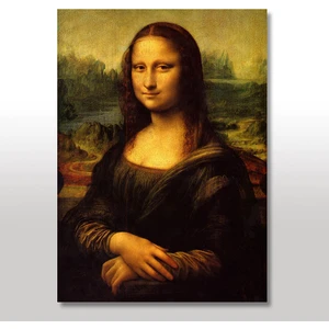 Ahşap Tablo Mona Lisa Baskılı