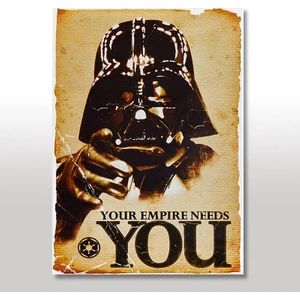 Ahşap Tablo Star Wars Darth Vader Tarz