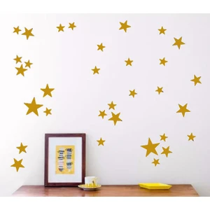 Decolihgt Gold Sarı Yıldız Yağmuru Sticker