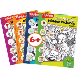 Highlights Hidden Pictures Gizli Resimler 4'lü Set (6 Yaş Ve Üzeri)