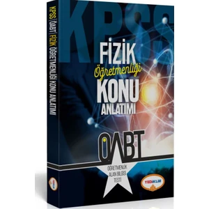 Yediiklim Yayınları ÖABT Fizik Öğretmenliği Konu Anlatımlı
