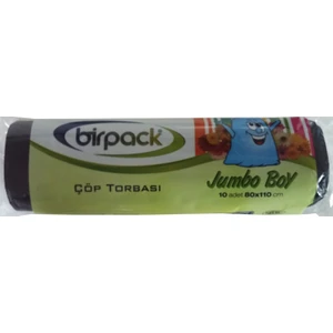 Çöp Torbası 80 x 110 Jumbo 10'lu Rulo