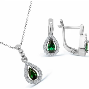 Argentum Concept Zirkon Taşlı Gümüş Set S013702